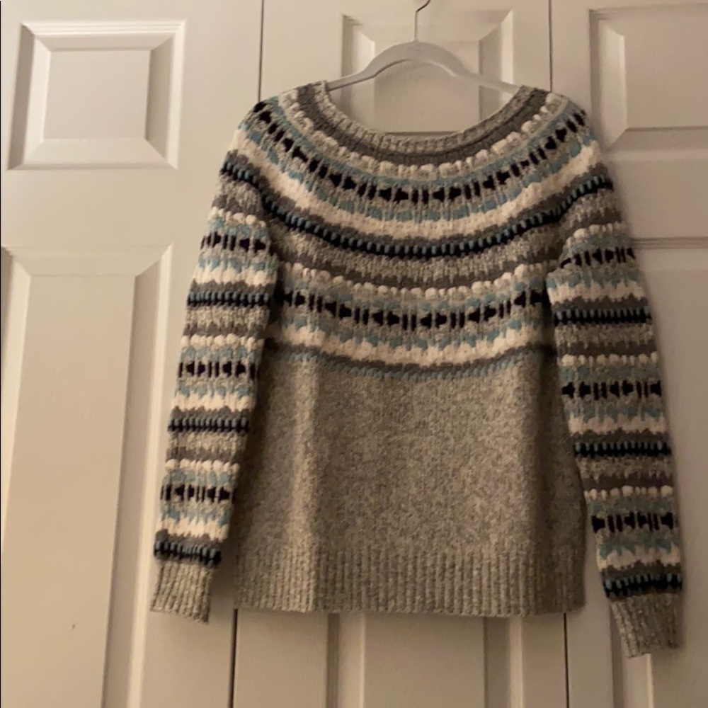 Loft fair isle type sweater